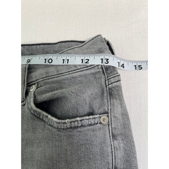 Agolde Nico Washed Gray Denim Jeans Size 26 - Picture 5 of 9